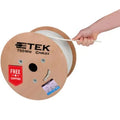 Cat6A Plenum Cable 1000 Ft UTP Solid Bare Copper -ETL Listed